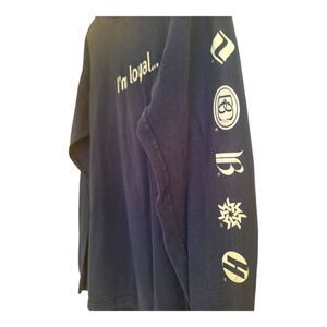 Vail Resorts Long Sleeve T-Shirt Ultra Cotton Navy Blue sz L Gildan Activewear